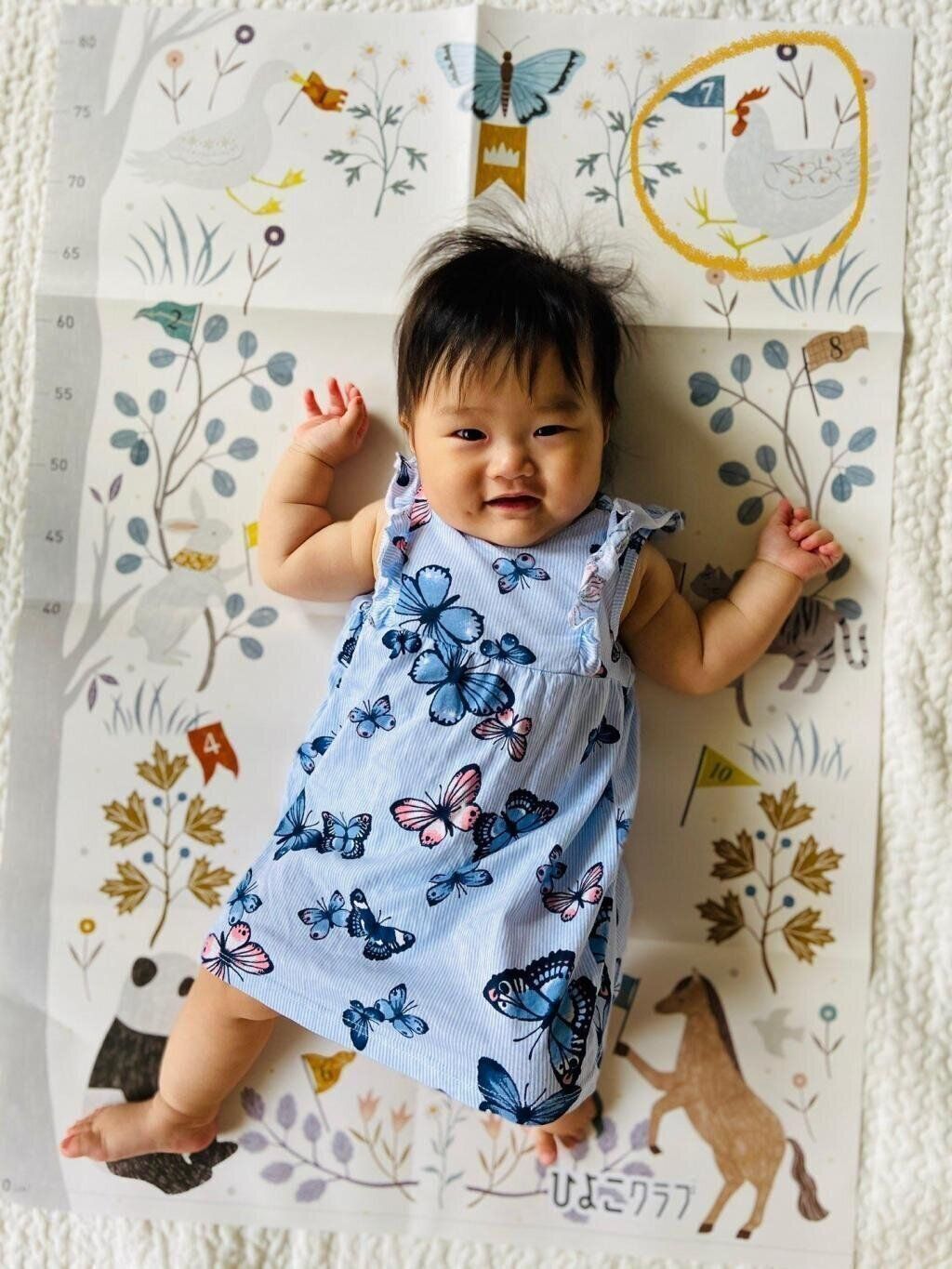 【エントリーNo.4】7カ月半の記念に！ 　Photo by さやママさん