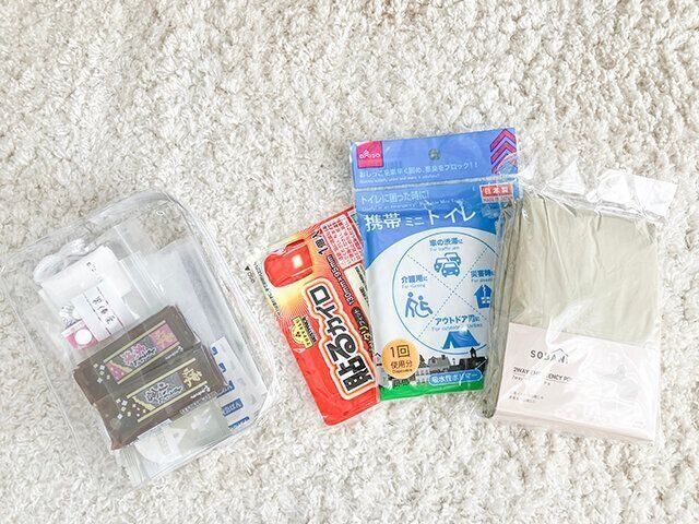 100均アイテムだけで防災ボトル