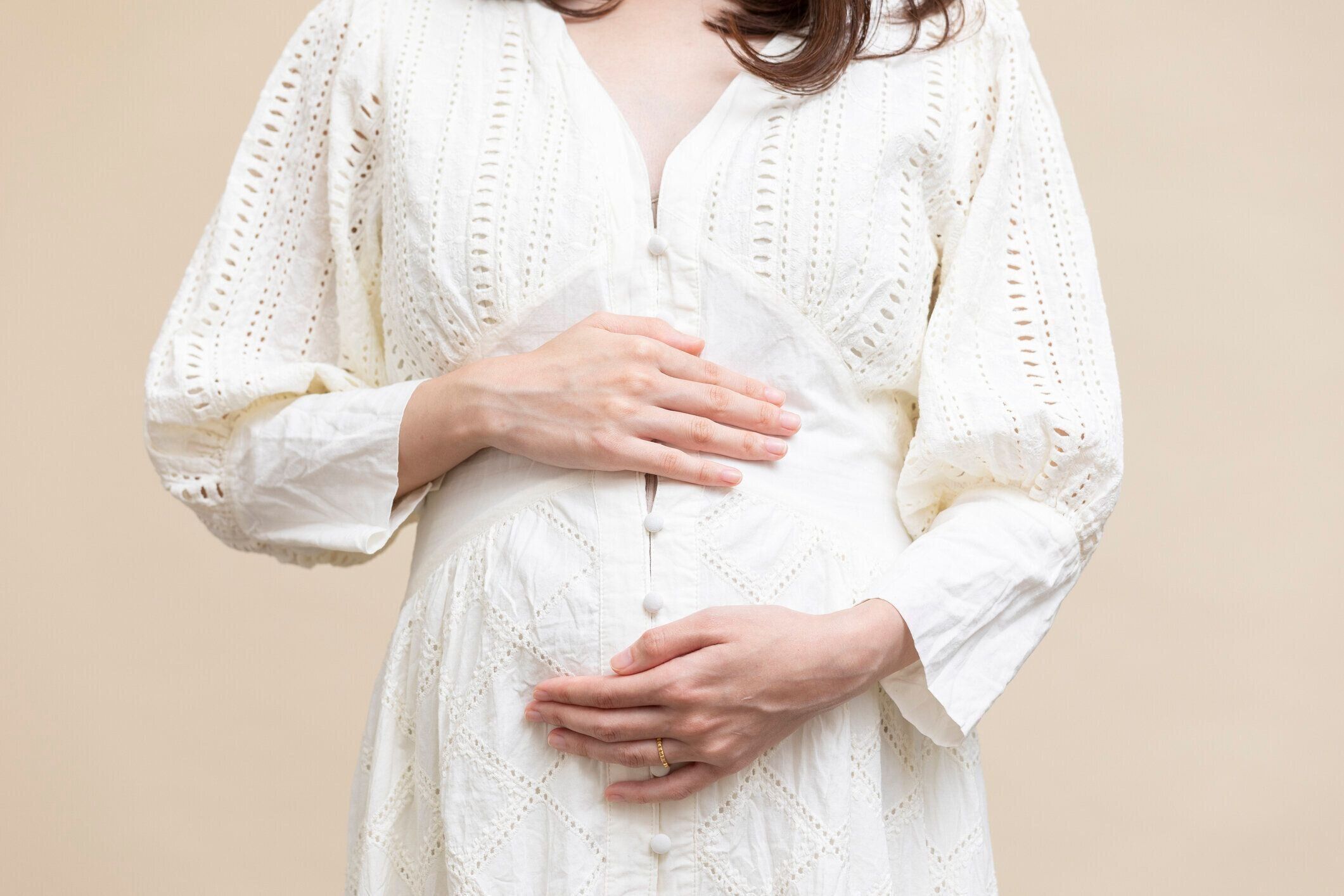 若い妊婦の肖像