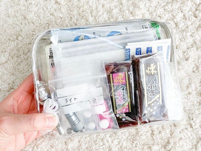 100均アイテムだけで防災ボトル