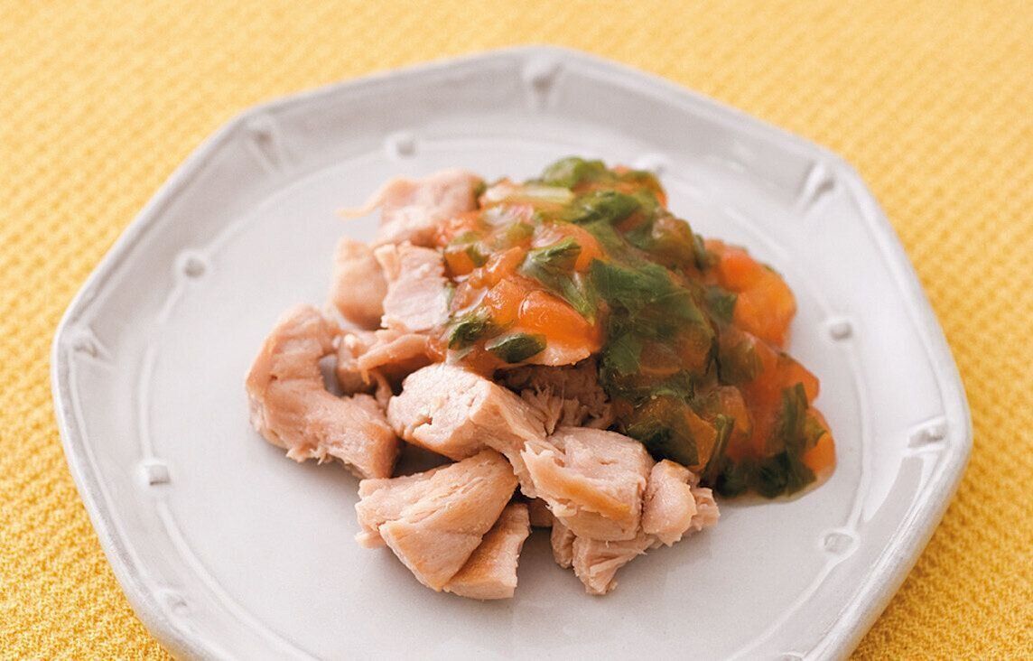 まぐろのソテー野菜あんかけ （離乳後期 9～11カ月ごろ）