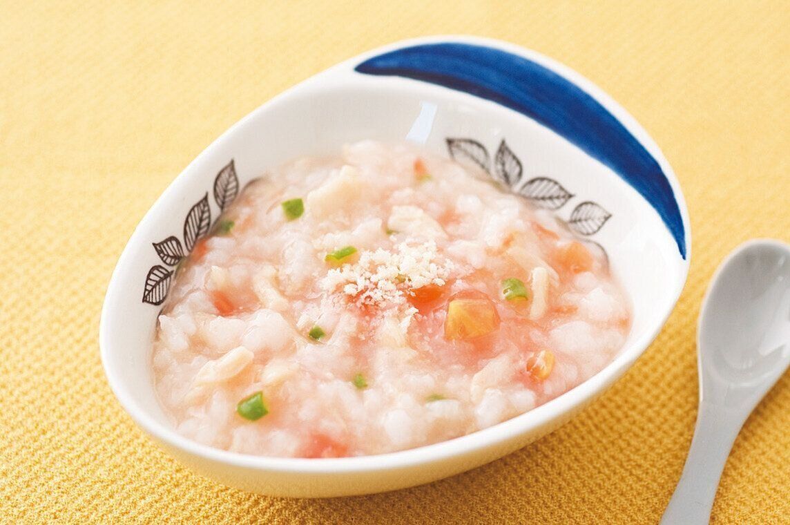 ささ身といんげんのトマトリゾット （離乳後期 9～11カ月ごろ）