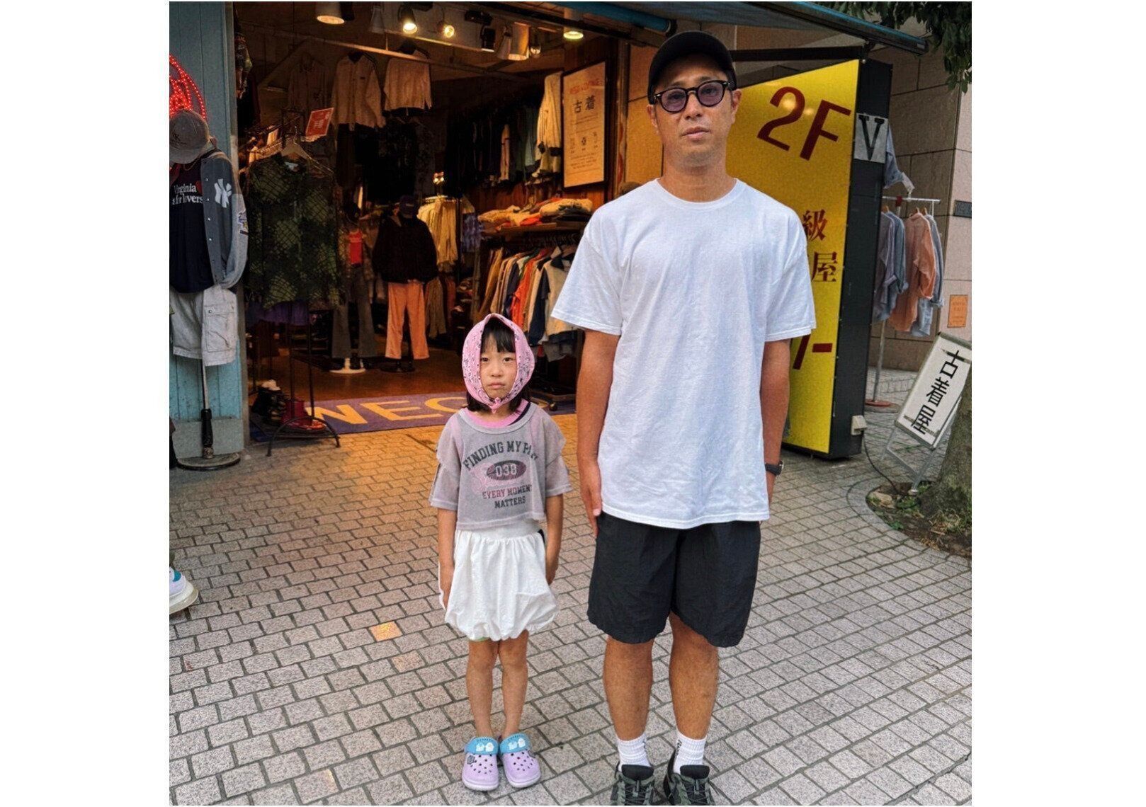 家族3人で、下北沢古着屋めぐり。