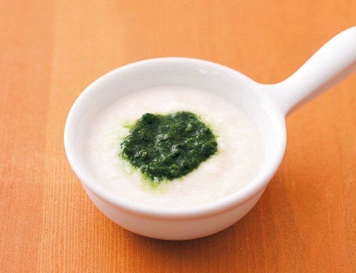 豆腐と小松菜のとろとろ （離乳初期 5～6カ月ごろ）