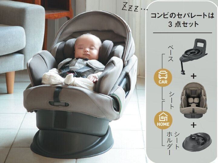 コンビのセパレートは3点セット