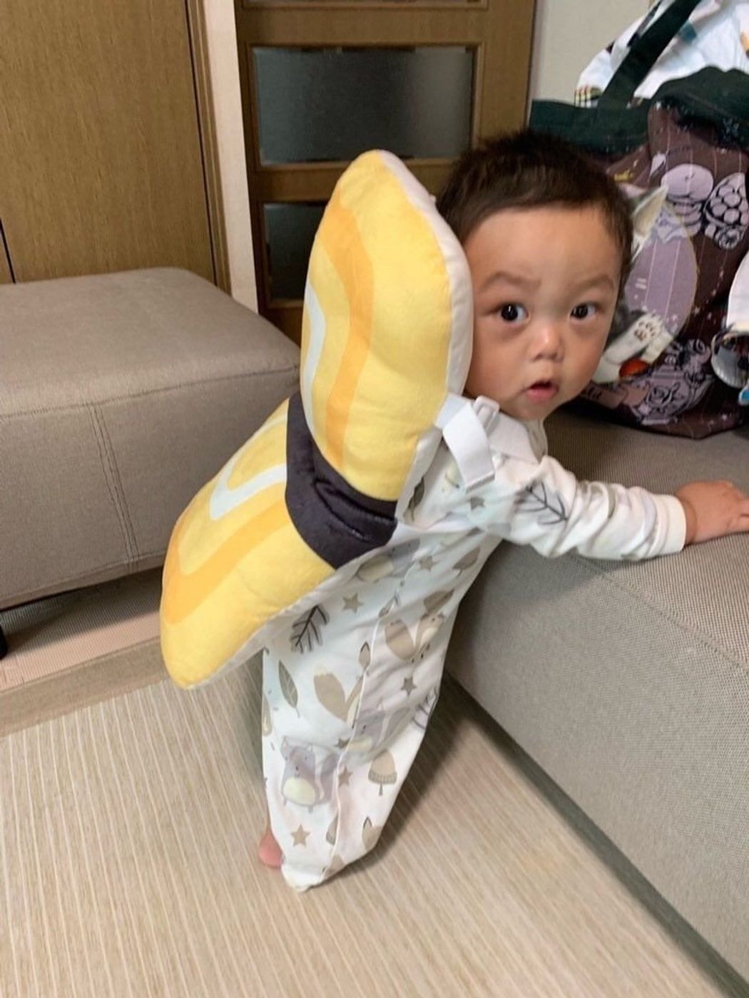 マグロ エビ タマゴ 攻めたデザインで話題 しまむらのセーフティークッション たまひよ マグロ エビ タマゴ 攻めたデザインで話題 しまむらのセーフティークッション たまひよ