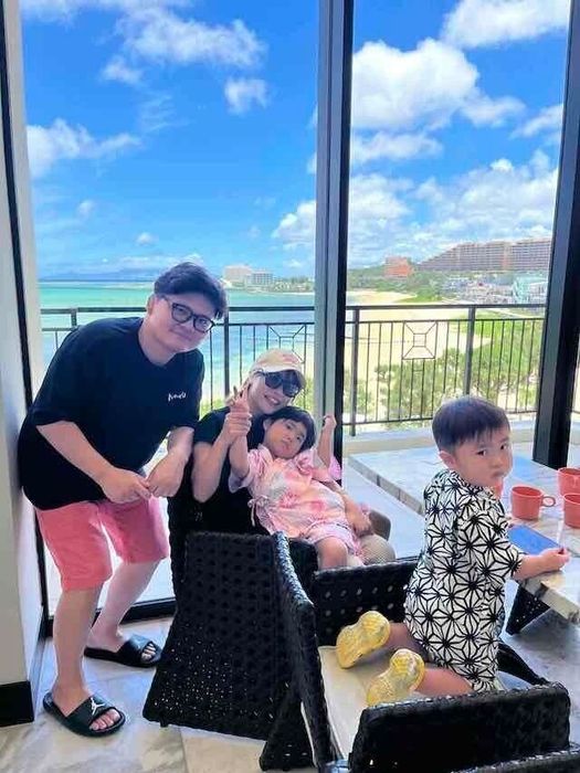 平山さん宅の家族写真