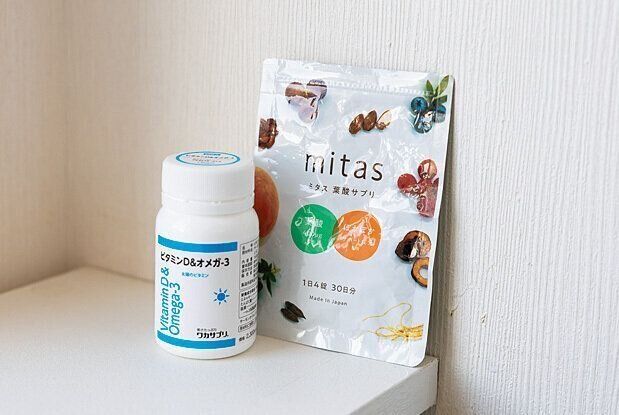 オメガ3、葉酸のサプリ