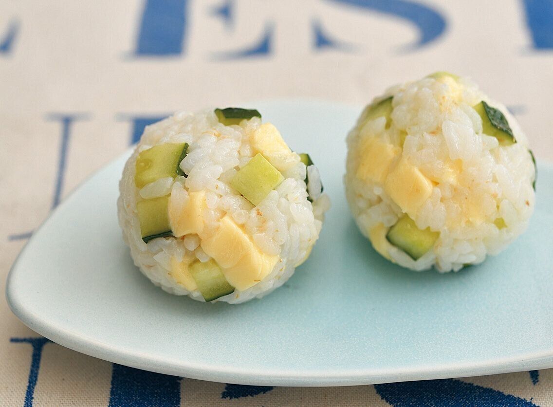 きゅうりチーズにぎり （離乳完了期 1才～1才6カ月ごろ）