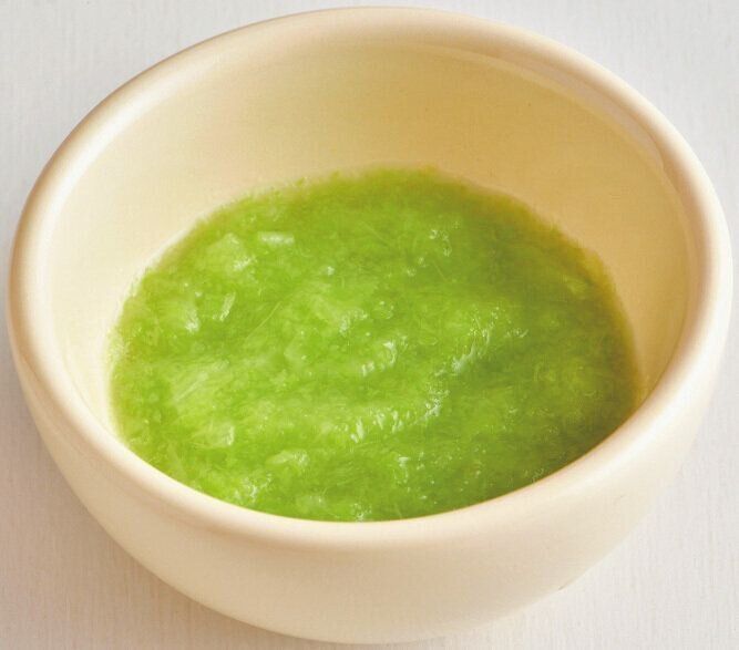 キャベツのペースト （離乳初期 5～6カ月ごろ）