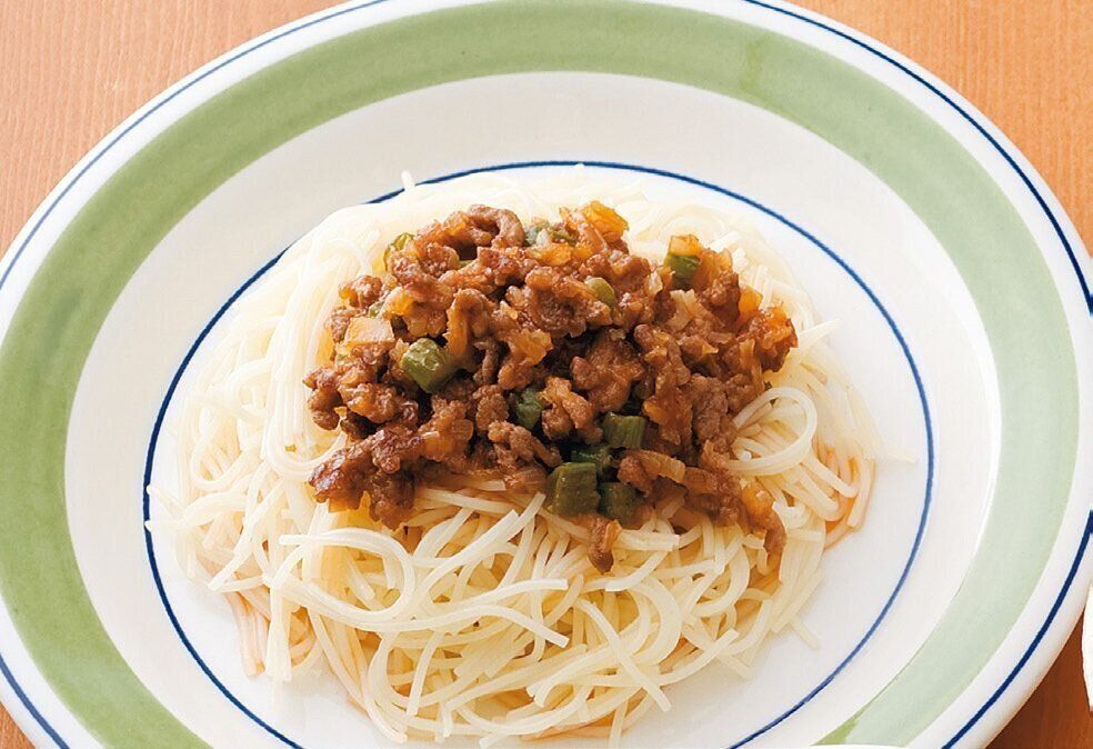 ミートソーススパゲティ （離乳完了期 1才～1才6カ月ごろ）