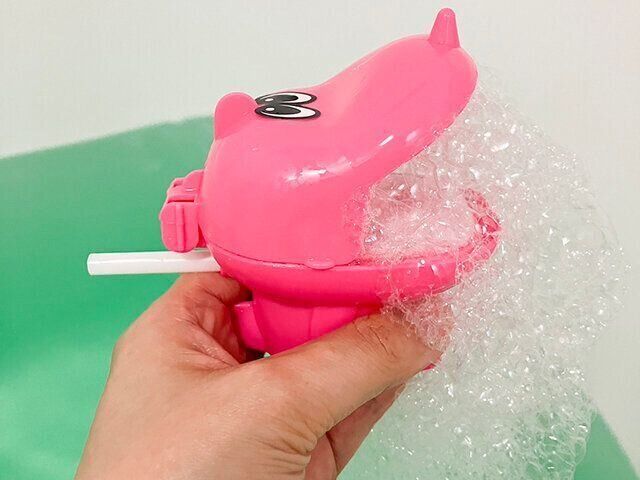 お風呂イヤイヤ 100均のお風呂のおもちゃ 『あわドン』