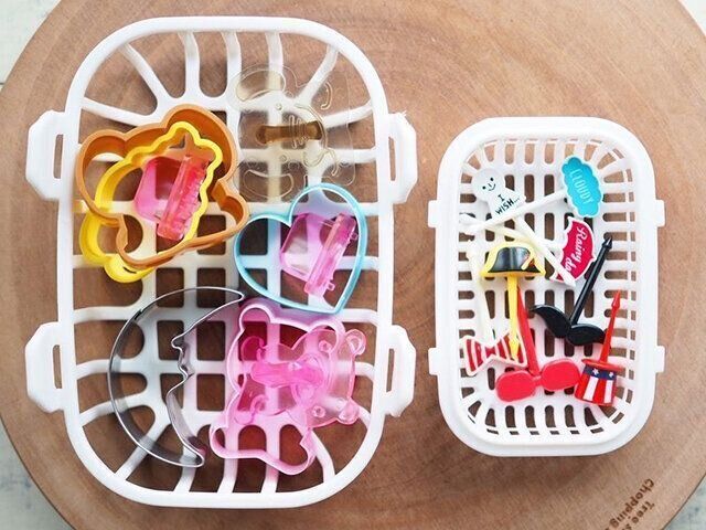 食洗機で使える100均お役立ちアイテム　セリア「食洗機用小物カゴ 2P」