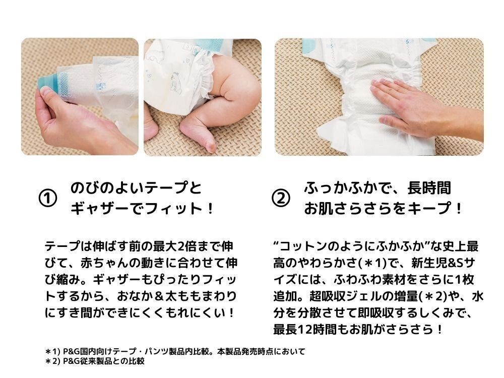 新生児用テープオムツ548枚