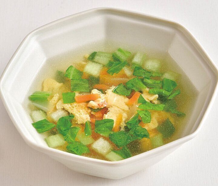 チンゲンサイと卵の中華スープ （離乳完了期 1才～1才6カ月ごろ）