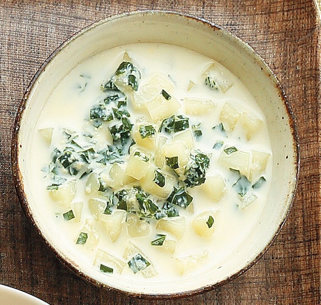 高野豆腐と青菜のミルクうどん （離乳中期 7～8カ月ごろ）