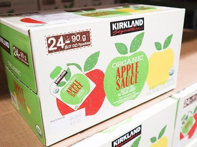 コストコ　『オーガニックアップルソースパウチ』