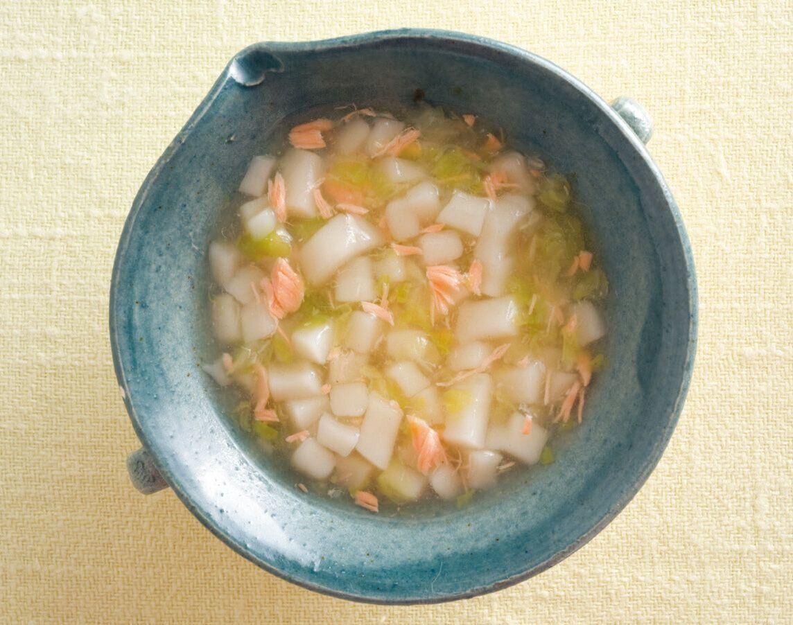 サーモンと白菜のとろみうどん （離乳中期 7～8カ月ごろ）