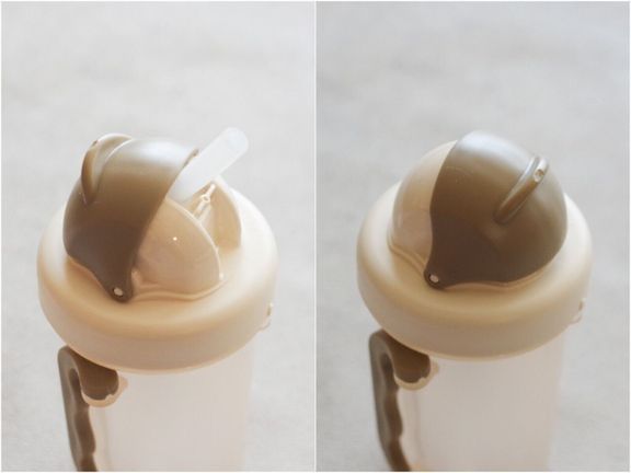 【ダイソー】330円でも安い!取っ手がたためてコンパクトな「ベビーストローマグ」