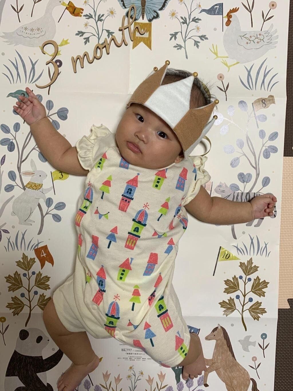 【エントリーNo.27】3ヶ月記念に撮影してみました！　Photo by 真結ママさん