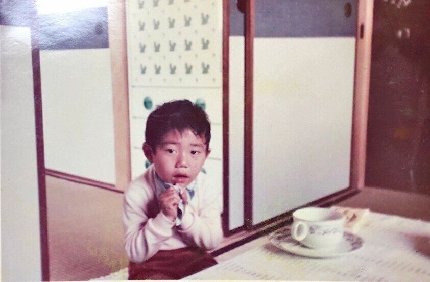 黒田さんが幼稚園児のころの写真。