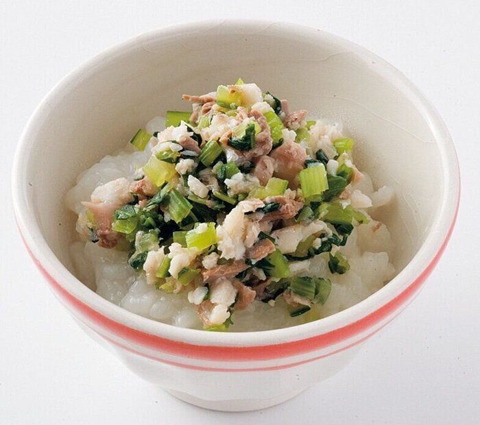 あじと小松菜のごまあえ丼 （離乳後期 9～11カ月ごろ）