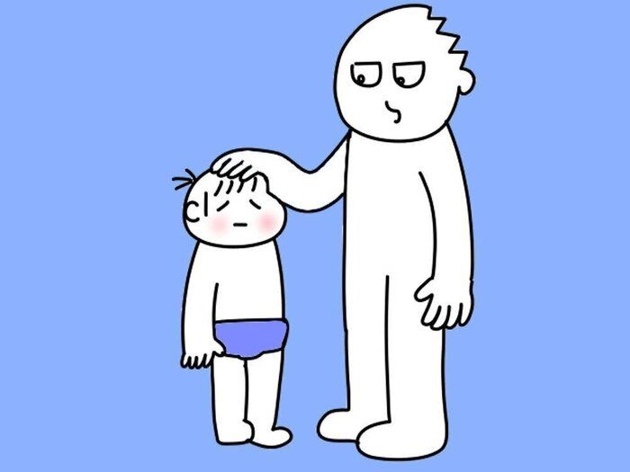 ［父親目線！育児漫画！オムツ王＃168］夜は不安になる