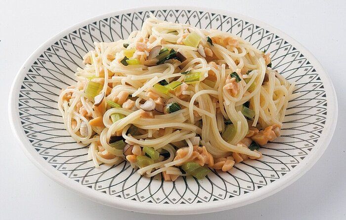 納豆としめじの和風パスタ （離乳完了期 1才～1才6カ月ごろ）