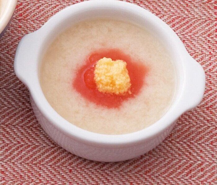 卵とトマトのパンがゆ （離乳初期 5～6カ月ごろ）