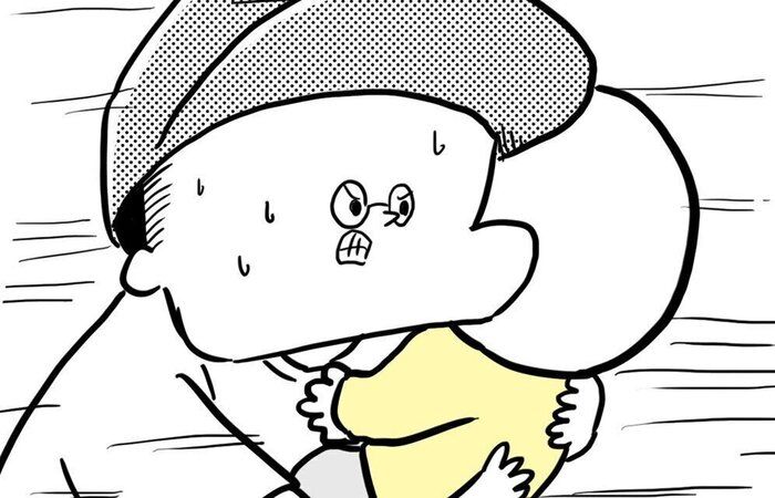 息子と初めての帰省中に緊急事態発生[まると父の日常#3］