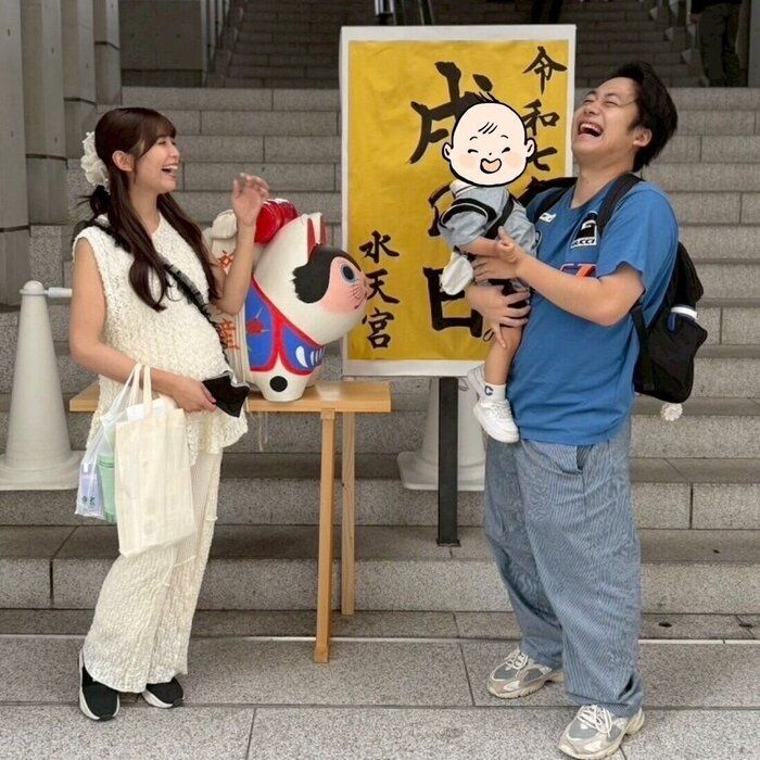 第2子の安産祈願での1枚。