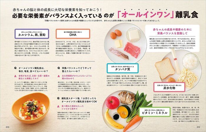 必要な栄養素がバランスよく入っているのが「オールインワン」離乳食