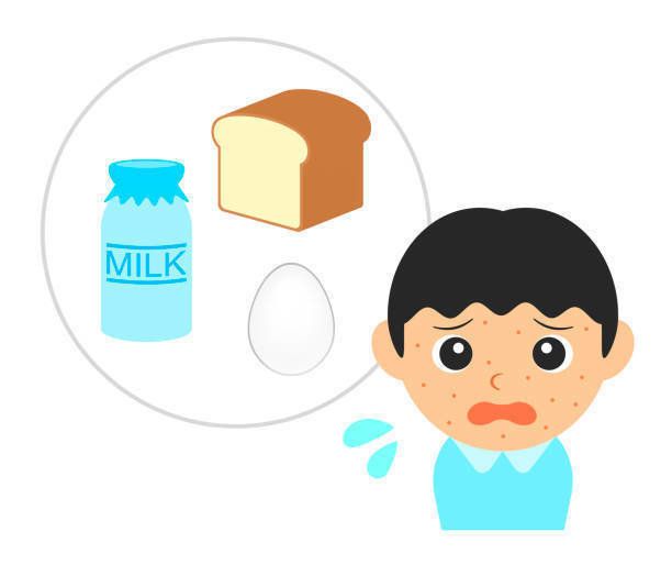 食品にアレルギーの子