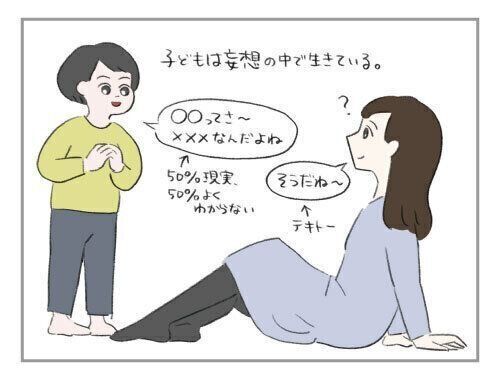 子どもの頭の中は、妄想が半分[ハハのさけび #145]