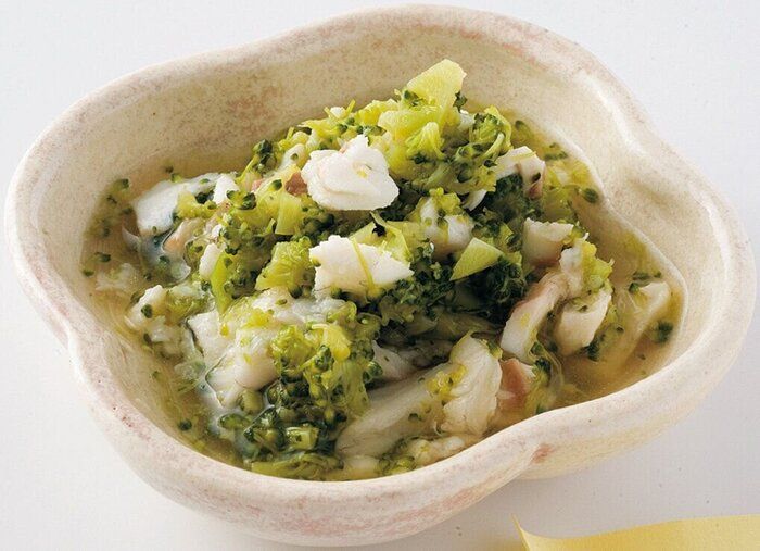 鯛とブロッコリーのスープ煮 （離乳後期 9～11カ月ごろ）
