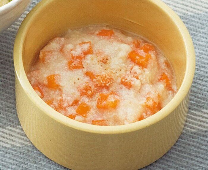 鶏肉とにんじんのごま風味 （離乳中期 7～8カ月ごろ）