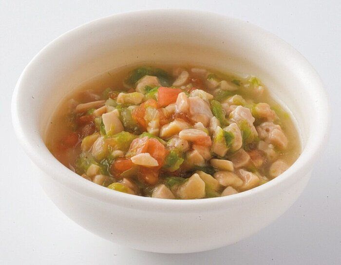 納豆と野菜の煮もの （離乳中期 7～8カ月ごろ）