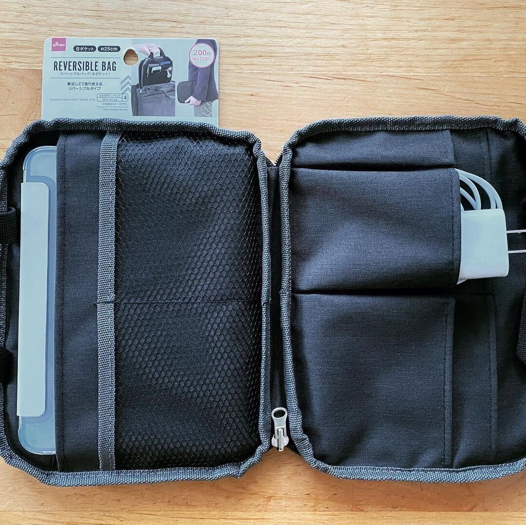 リバーシブルバッグ