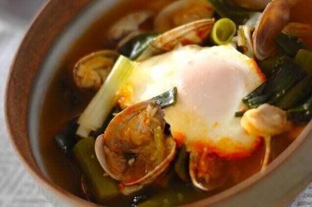 アサリのキムチチゲ