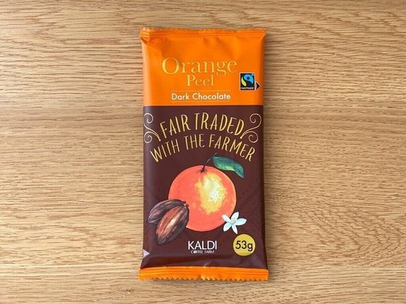 フェアトレードチョコレートオレンジピール