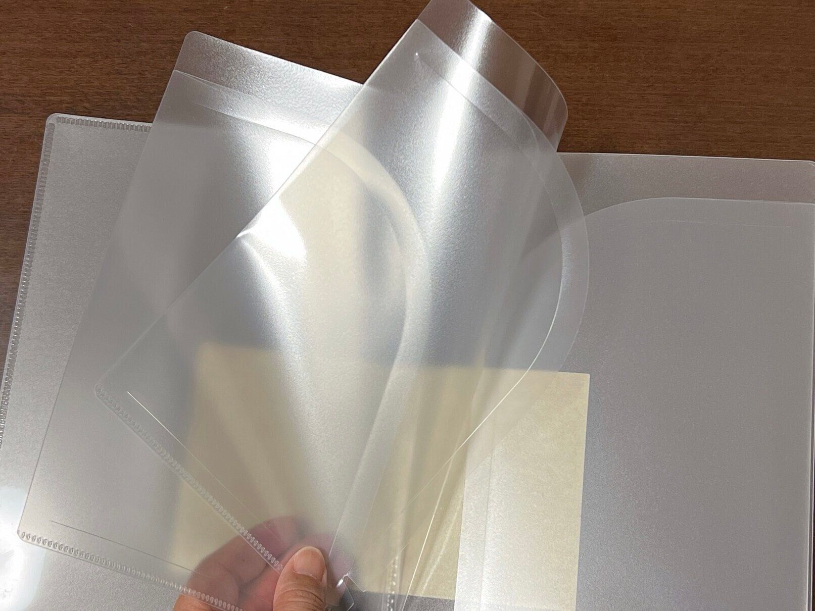 A5サイズのものとA4サイズのものが一緒に収納できる！