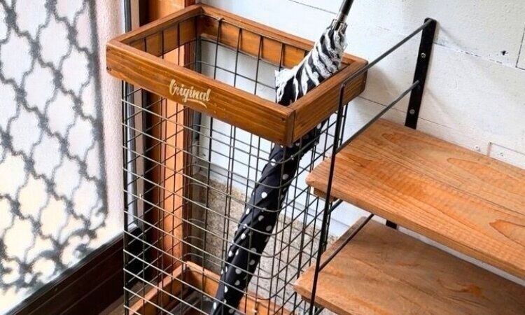 作ってよかった傘立て