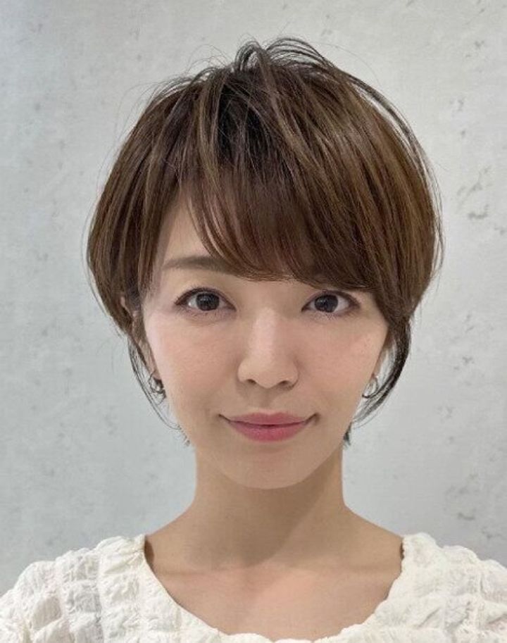 マイナス5歳若見えする!トップに分け目のないショート