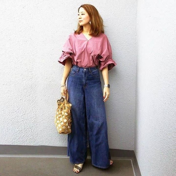 40代でもイタくならない 春の大人 ピンク コーデとコツ サンキュ 40代でもイタくならない 春の大人 ピンク コーデとコツ サンキュ