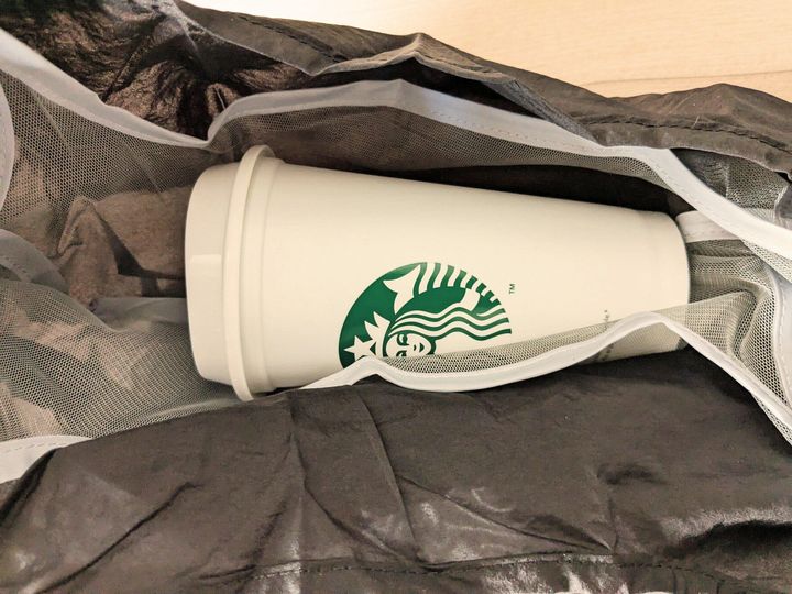 スターバックス 2層式TOGO ECOバッグ&カードケースブラック