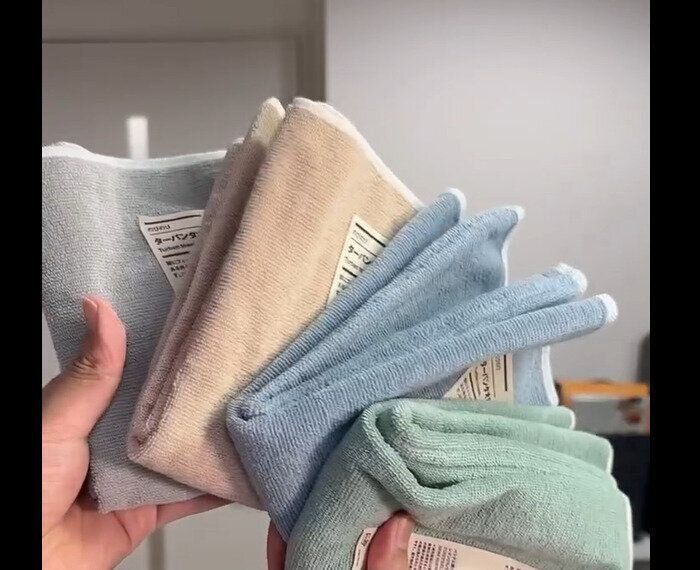 【無印良品】やっと再販！のびのびターバンタオル