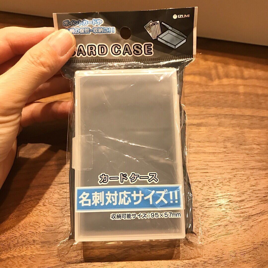 【セリア】セリアのカードケースがシンデレラフィット