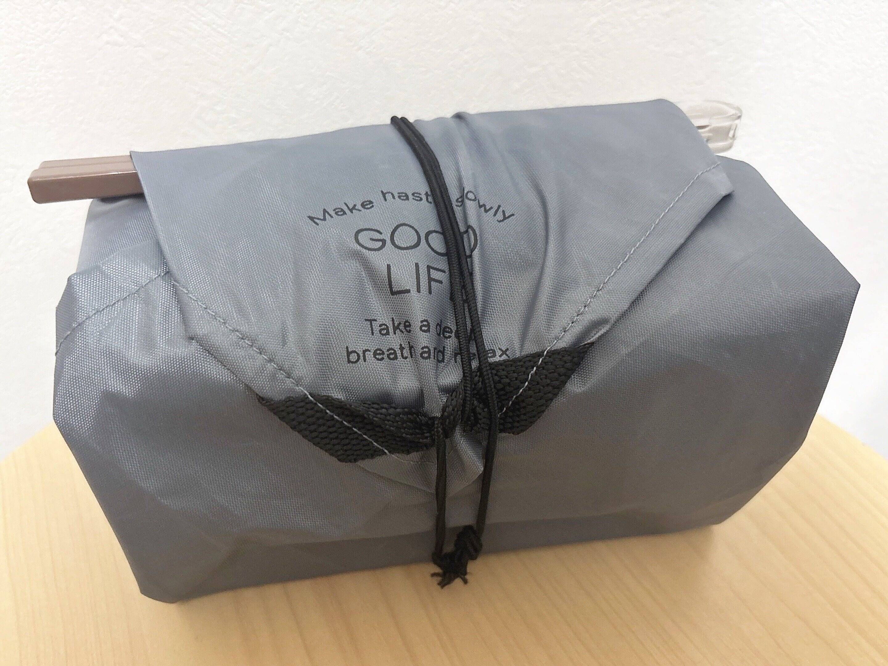 セリア洗えるランチクロスゴム付き