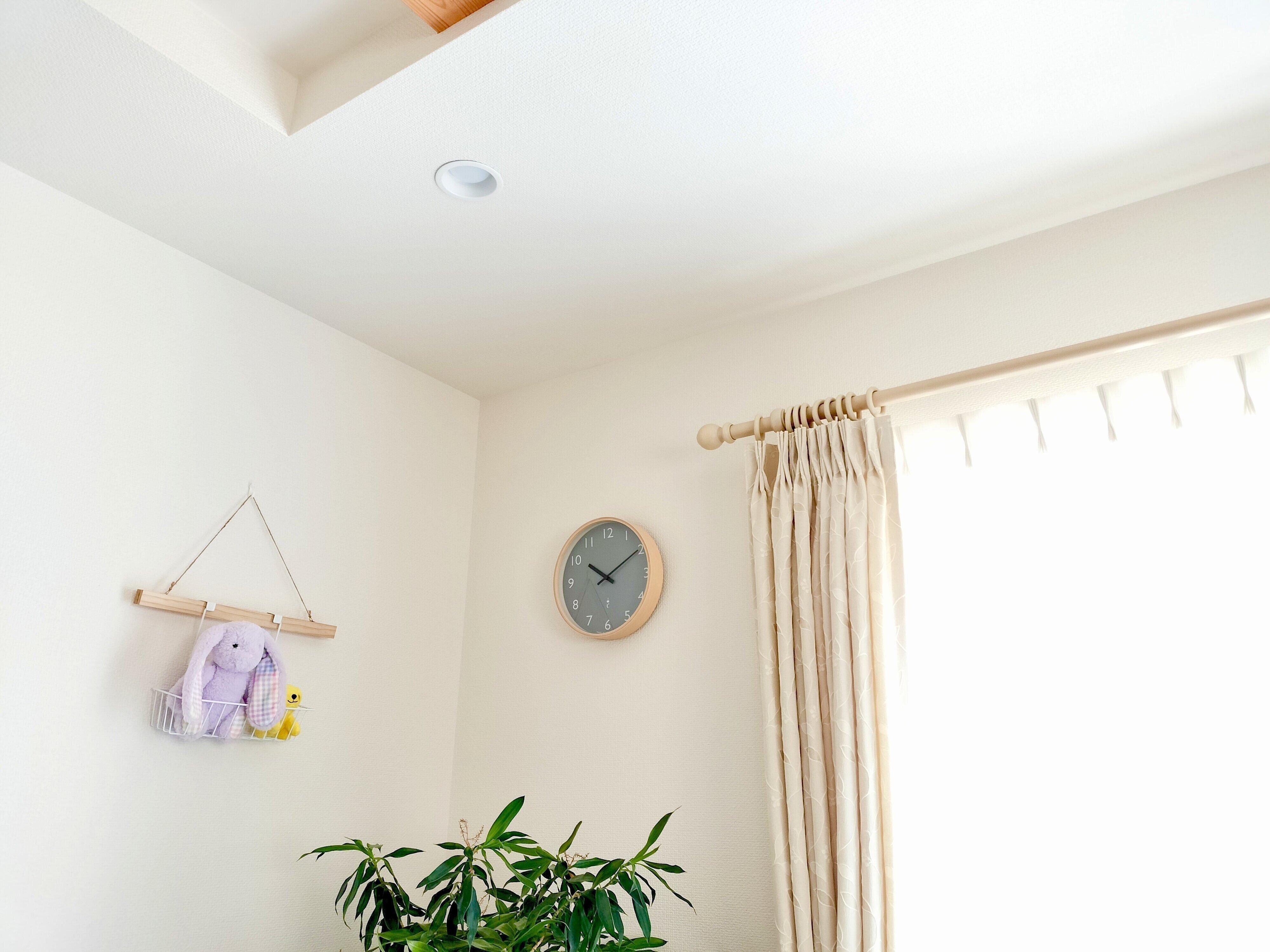 ぬいぐるみ収納が馴染むリビング