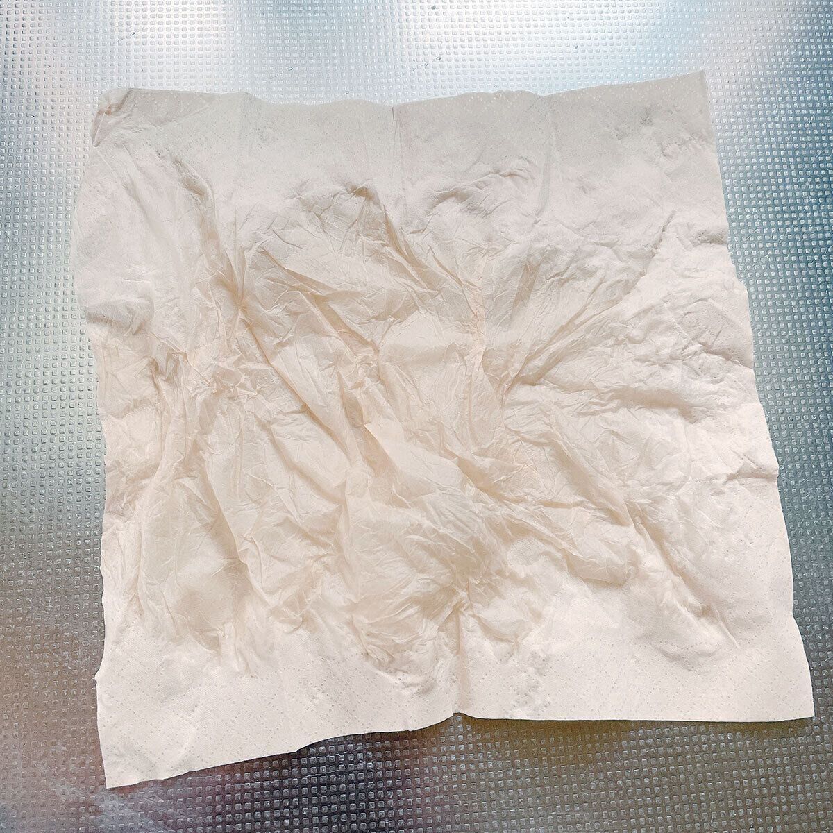 手を拭いたあと